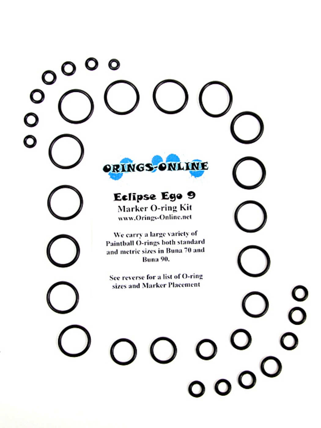 Planet Eclipse Ego 9 Marker O-ring Kit